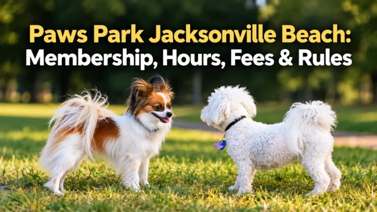 Paws Park Jacksonville Beach Membership, Hours, Fees & Rules